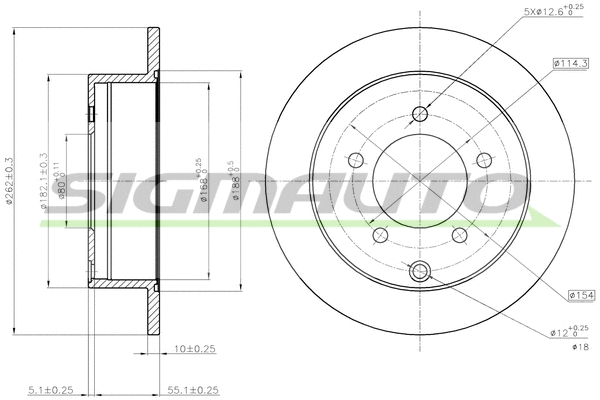 Brake Disc (DBB986S)