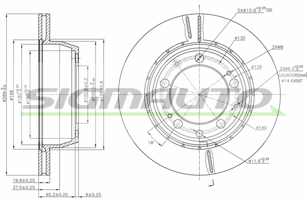 Brake Disc (DBA314V)