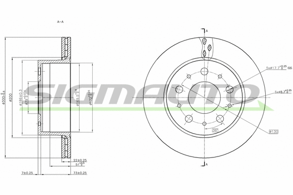 Brake Disc (DBB321V)
