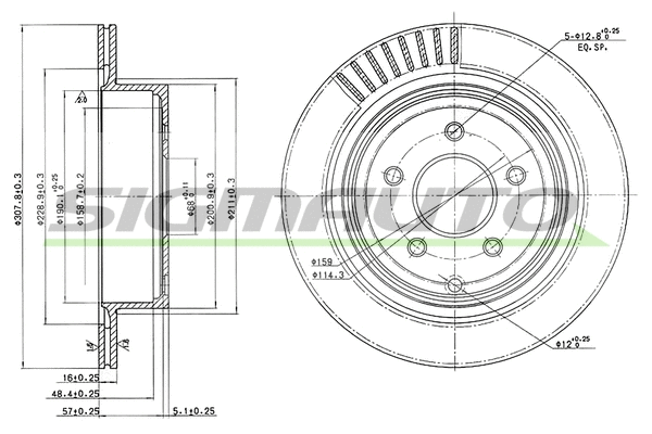 Brake Disc (DBB506S)