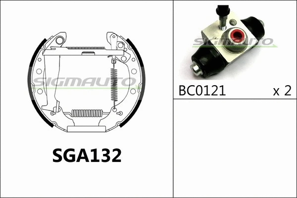 Brake Shoe Set (SGA132)