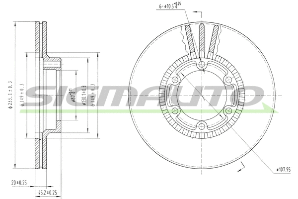 Brake Disc (DBA392V)
