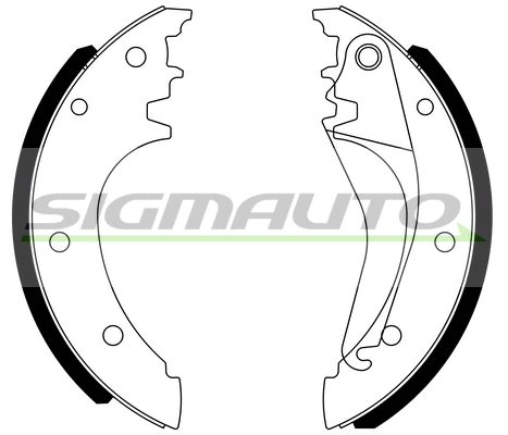 Brake Shoe Set (SFA185)