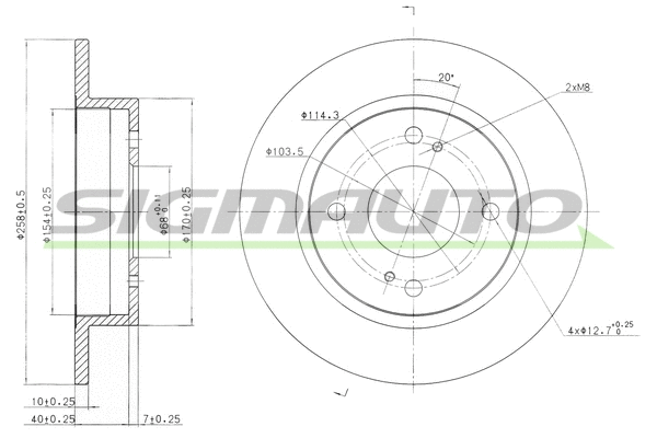 Brake Disc (DBA659S)