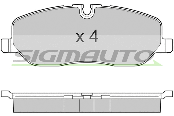 Brake Pad Set, disc brake (SPB206)