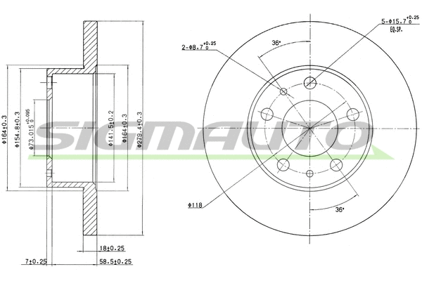 Brake Disc (DBA758S)