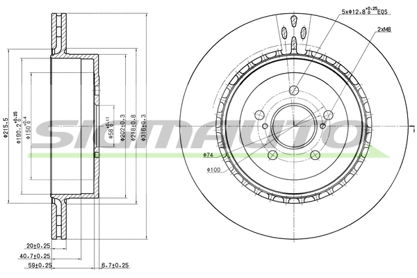 Brake Disc (DBB750V)