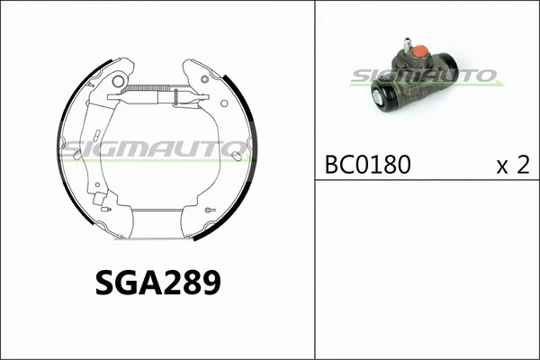 Brake Shoe Set (SGA289)