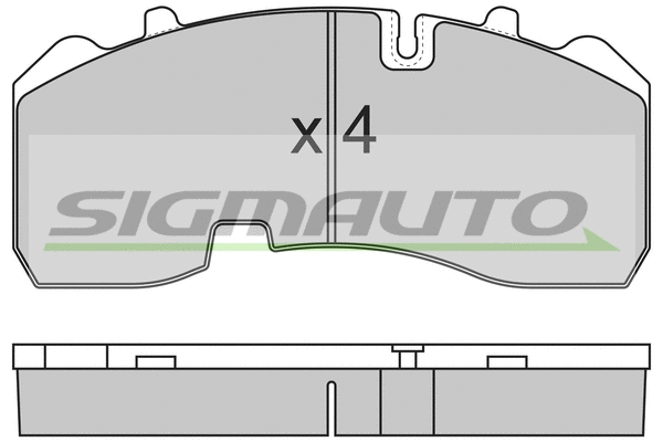 Brake Pad Set, disc brake (SPT315)