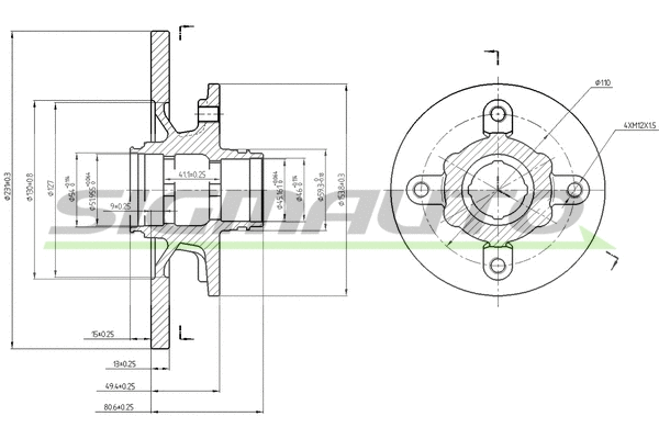 Brake Disc (DBA114S)