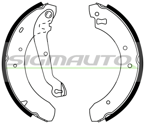 Brake Shoe Set (SFA222)
