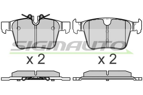 Brake Pad Set, disc brake (SPB664)