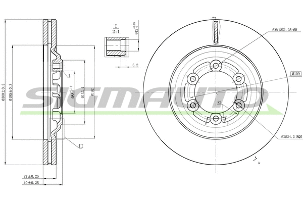 Brake Disc (DBC372V)