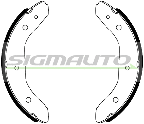 Brake Shoe Set (SFA988)