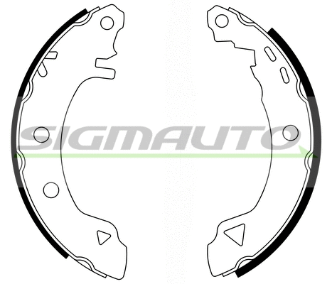 Brake Shoe Set (SFA418)