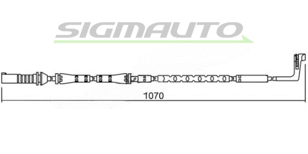 Warning Contact, brake pad wear (WI0682)