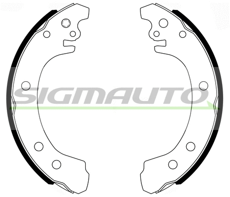 Brake Shoe Set (SFA981)