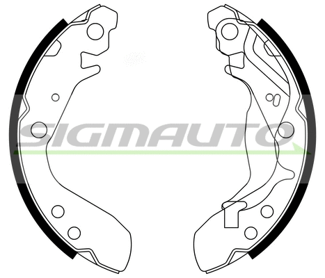 Brake Shoe Set (SFA712)