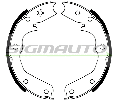 Brake Shoe Set, parking brake (SFA356)