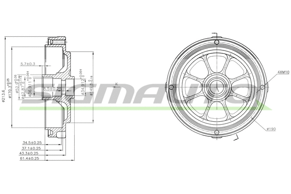 Brake Drum (DR5256)