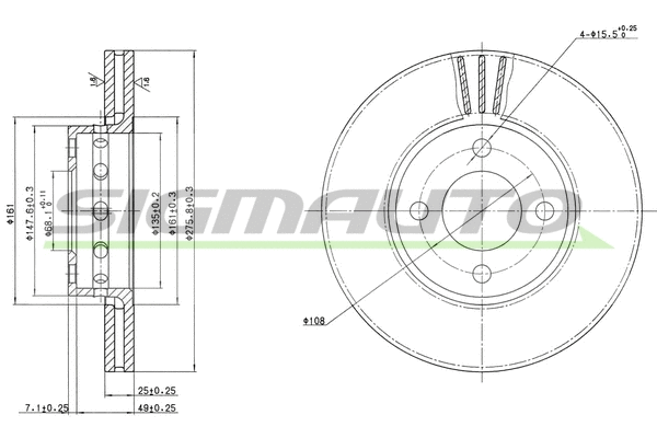 Brake Disc (DBA471V)