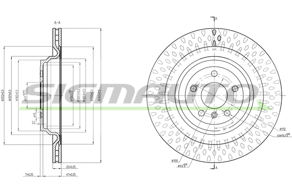 Brake Disc (DBC630V)