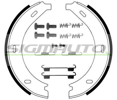 Brake Shoe Set, parking brake (SFA305-1)