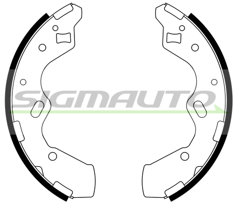 Brake Shoe Set (SFA796)