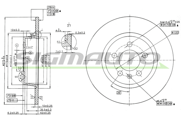 Brake Disc (DBC691S)