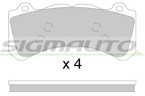 Brake Pad Set, disc brake (SPB896)