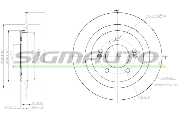 Brake Disc (DBC200S)
