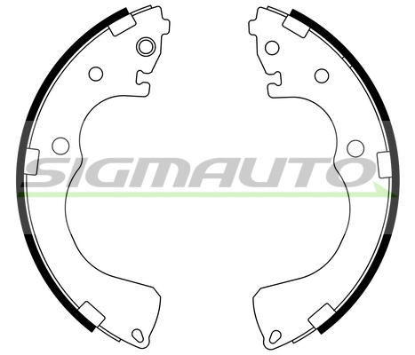 Brake Shoe Set (SFA795)