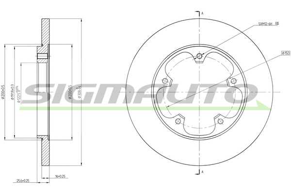 Brake Disc (DBC484S)