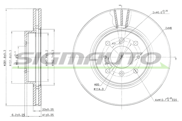 Brake Disc (DBB189V)