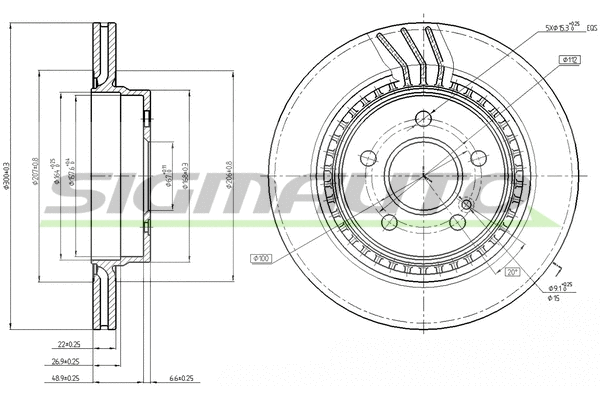 Brake Disc (DBB700V)