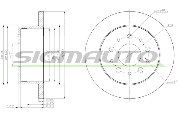 Brake Disc (DBB653S)
