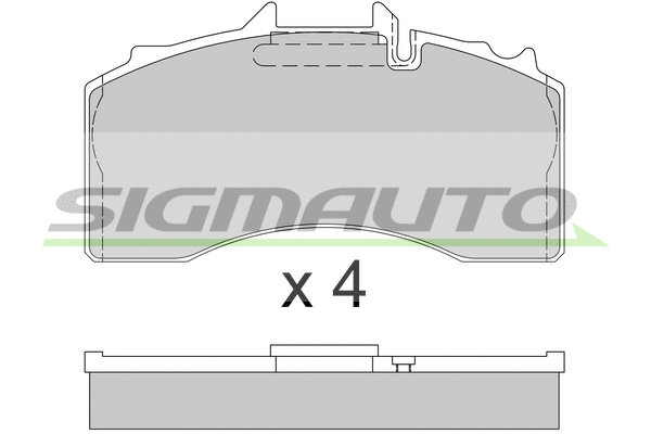 Brake Pad Set, disc brake (SPT340)