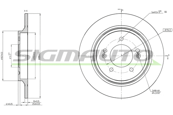 Brake Disc (DBC604S)