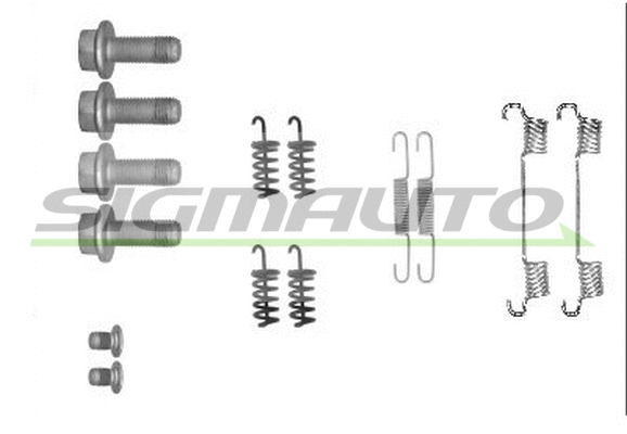 Accessory Kit, brake shoes (SK0878)