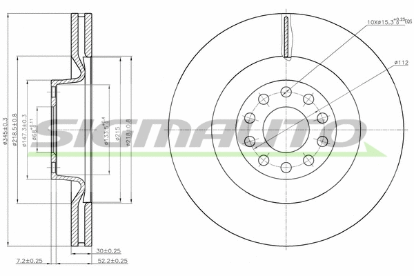 Brake Disc (DBB137V)