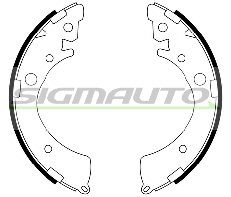 Brake Shoe Set (SFA709)