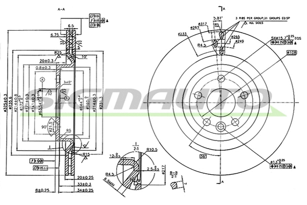 Brake Disc (DBC432V)