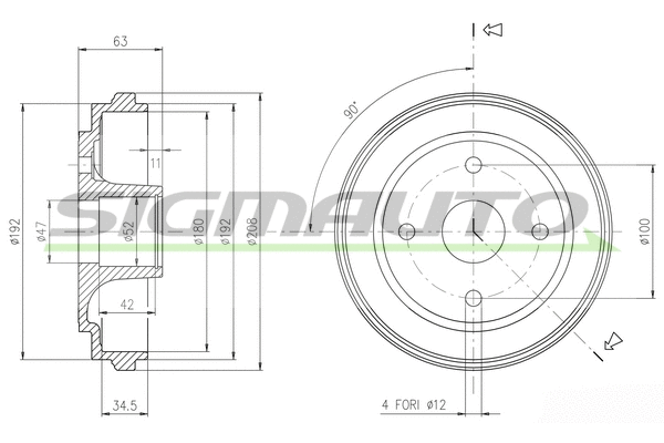 Brake Drum (DR5603)