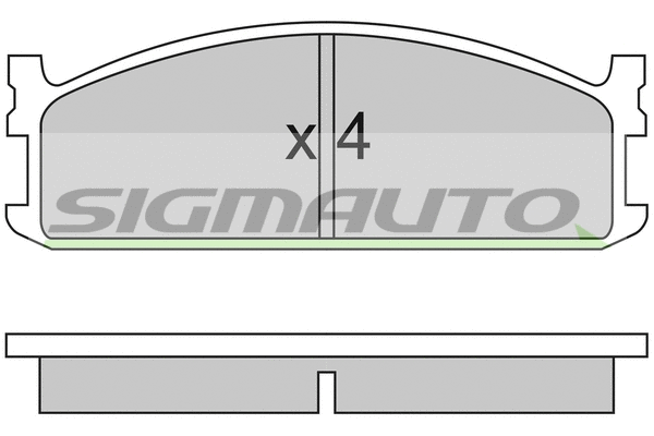 Brake Pad Set, disc brake (SPA321)