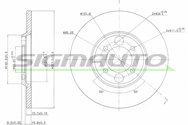 Brake Disc (DBA034S)