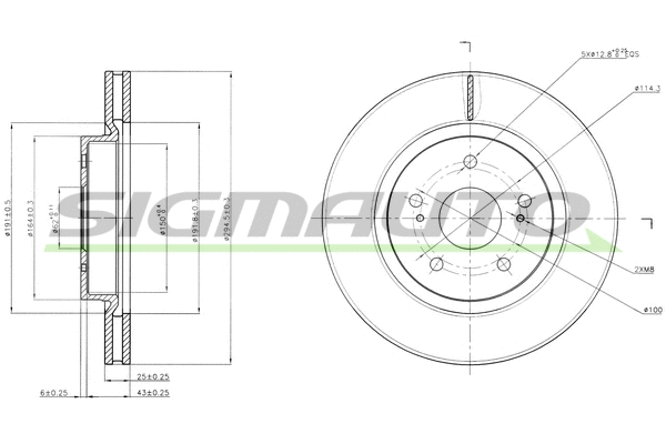 Brake Disc (DBB635V)
