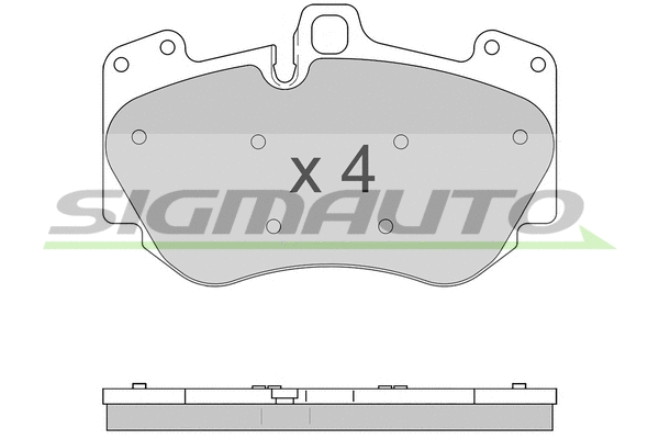 Brake Pad Set, disc brake (SPB611)