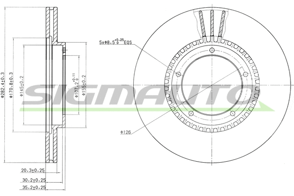 Brake Disc (DBA312V)