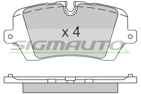Brake Pad Set, disc brake (SPB533)