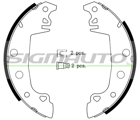 Brake Shoe Set (SFA149)